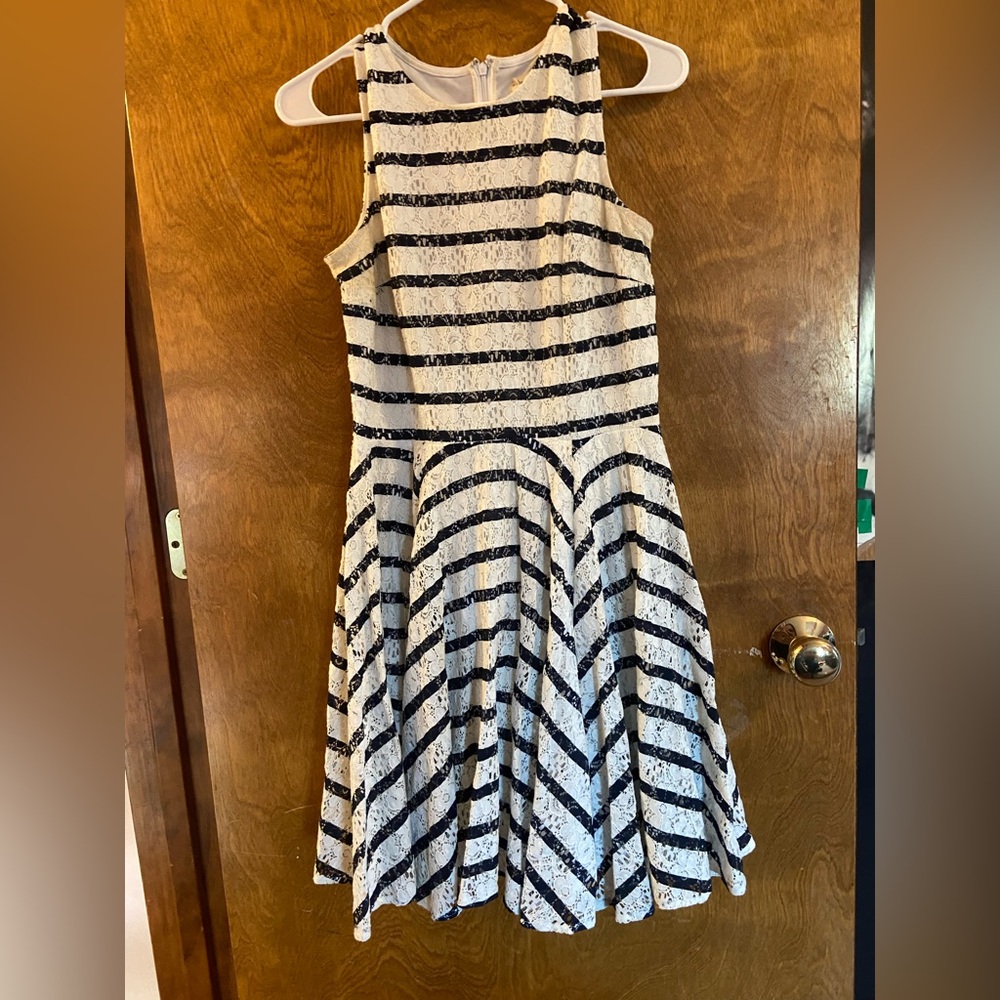 Striped Lace Dress